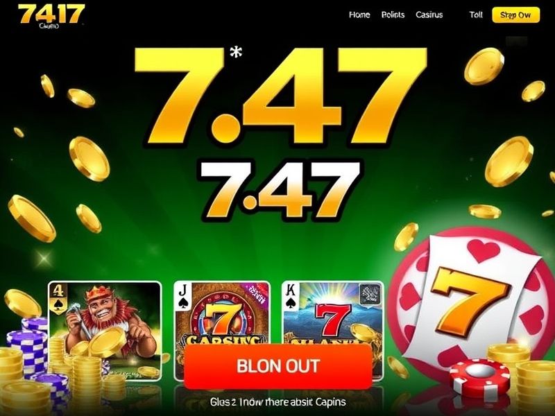 Welcome to 747 Online Casino.com – the premier destination for thrilling online casino games, generous bonuses, and secure real-money gambling. Explore slots, live dealers, and table games today.